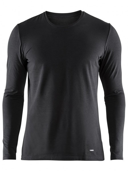Essential Warm Roundneck Longsleeve black